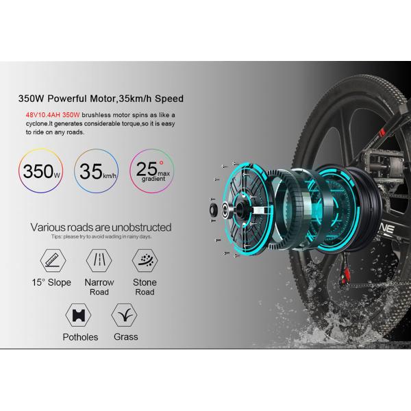 Samebike 26 Inch Folding Electric Bike LO26 With 10.4Ah Lithium Battery