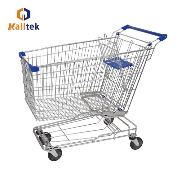 180L Stable Asian Supermarket Shopping Cart