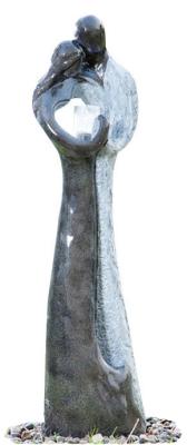 Antique Heart To Heart Hugging Statue Water Fountains For Home