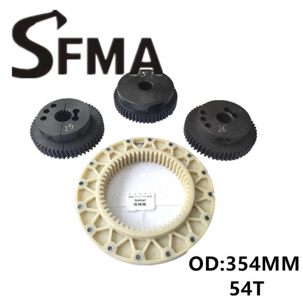 354MM Digger Excavator 54Teeth Connection Plate