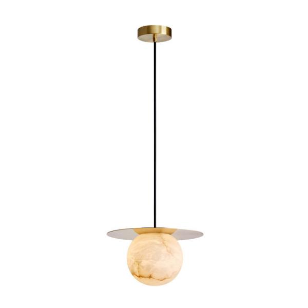 Chambres en marbre espagnole lustre en cuivre lumière moderne luxe créatif nouveau design pendentif lumière