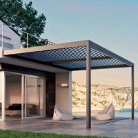 Pergola extérieure en aluminium avec alliage d'aluminium 6063-T5/6061-T6