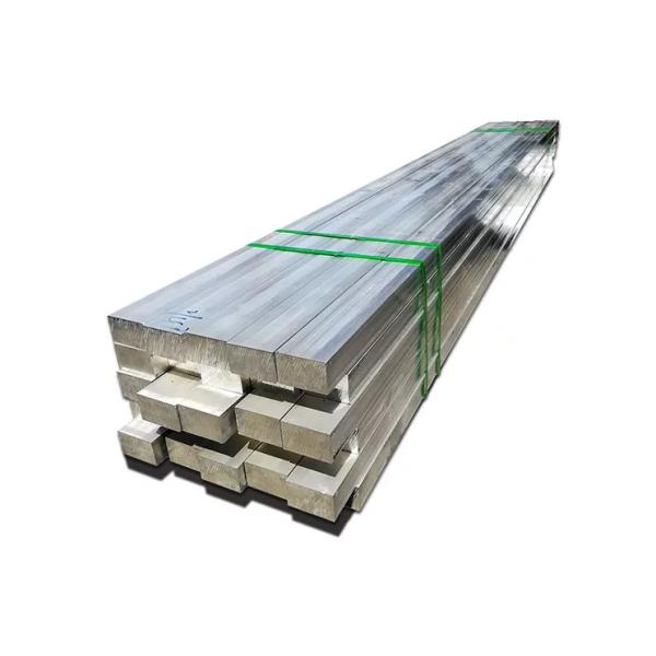 Polished Aluminium Square Bar , 6063 Aluminium Solid Rectangular Bar