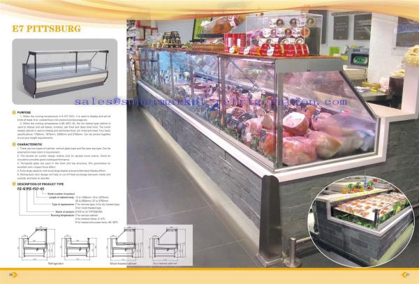 Little Duck New Supermarket Equipment E7 PITTSBURG with CE certification