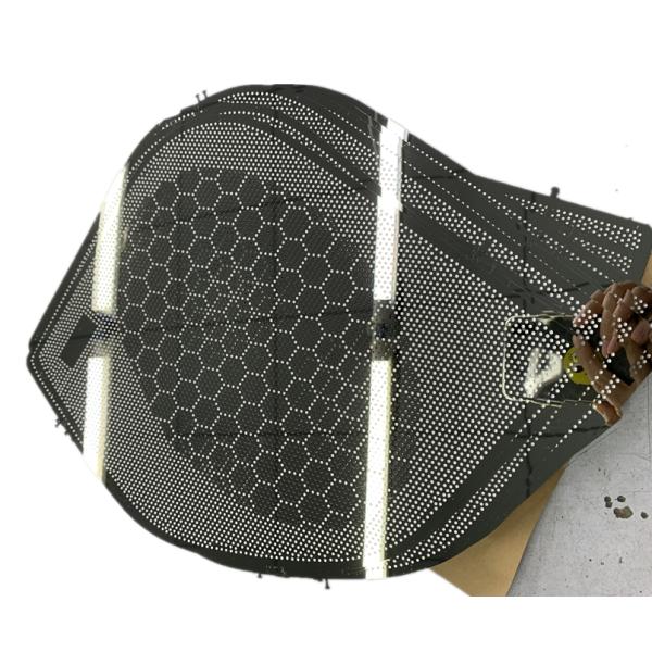 ярлык металла 0.2mm толстый покрывает плиту диктора радио сетки нержавеющей стали вытравленную листом