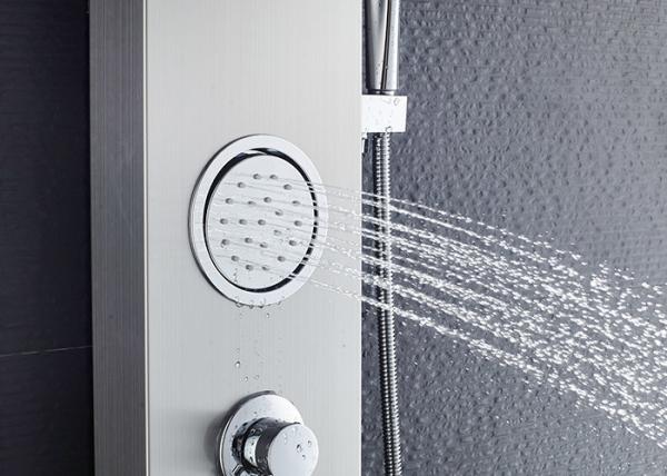 4 Water Diverters Modern Shower Panel , ROVATE Tub Shower Panels With Handheld Sprayer