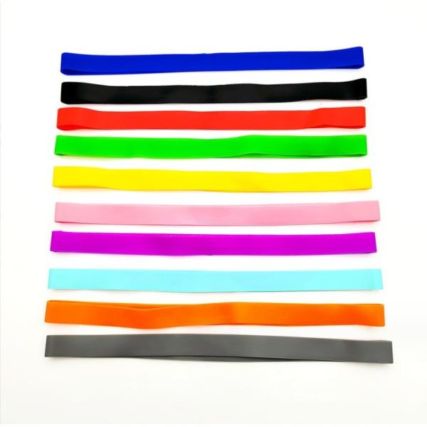 Elastic and Colorful Silicone Wrapping Bands Perfect for Various Applications