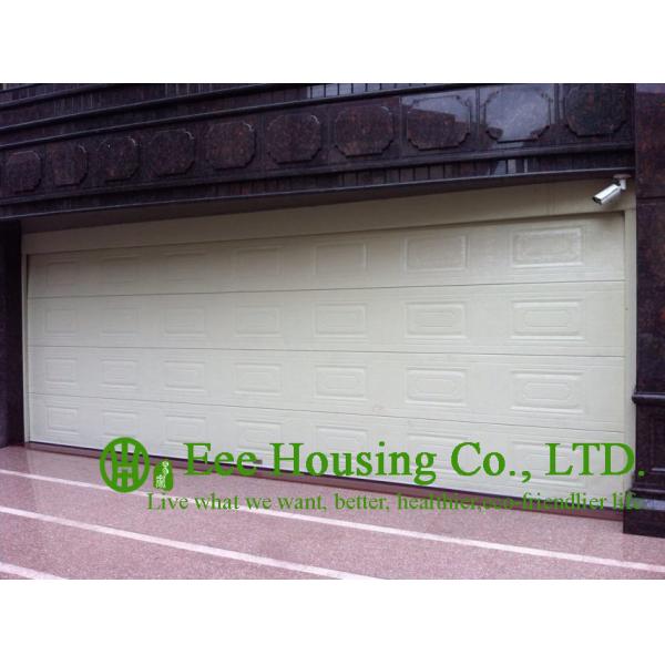 Detached garage,automatic sectional insulated garage door, Remote control sectional residential garage door for sale