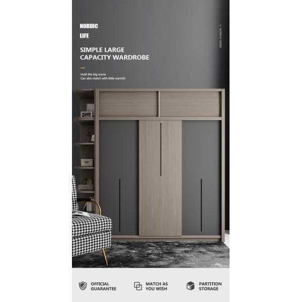 Мебель доски меламина изготовленная на заказ деревянная, шкаф раздвижной двери комбинации