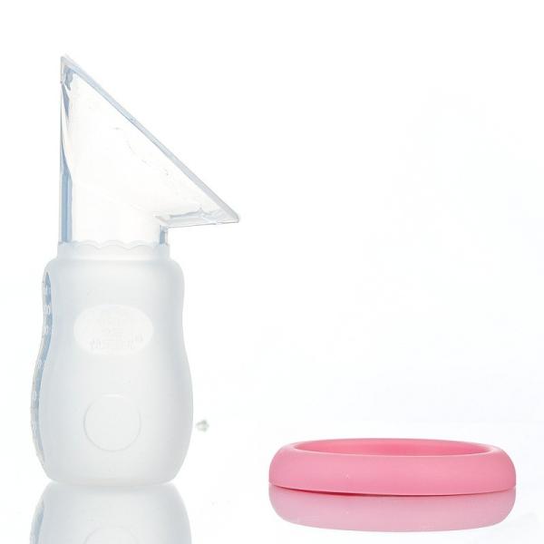 Soft Manual Baby Breast Pump 100 % Food Grade Silicone Material Durable
