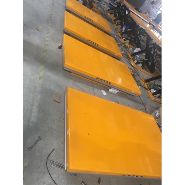 Tabela de elevador hidráulico elétrica estacionária da bomba de pé tamanho 2000x800mm de uma capacidade de 3000 libras grande