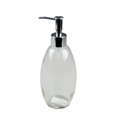 Kitchen Refillable Dish Soap Dispenser Crystal Glass Jar Soap Dispenser