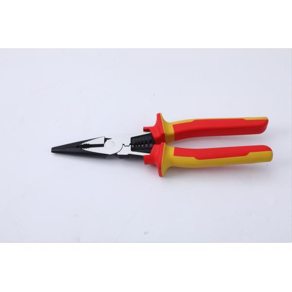 Multi Function Small Insulated Linesman Pliers Long Reach Powerful Gripping