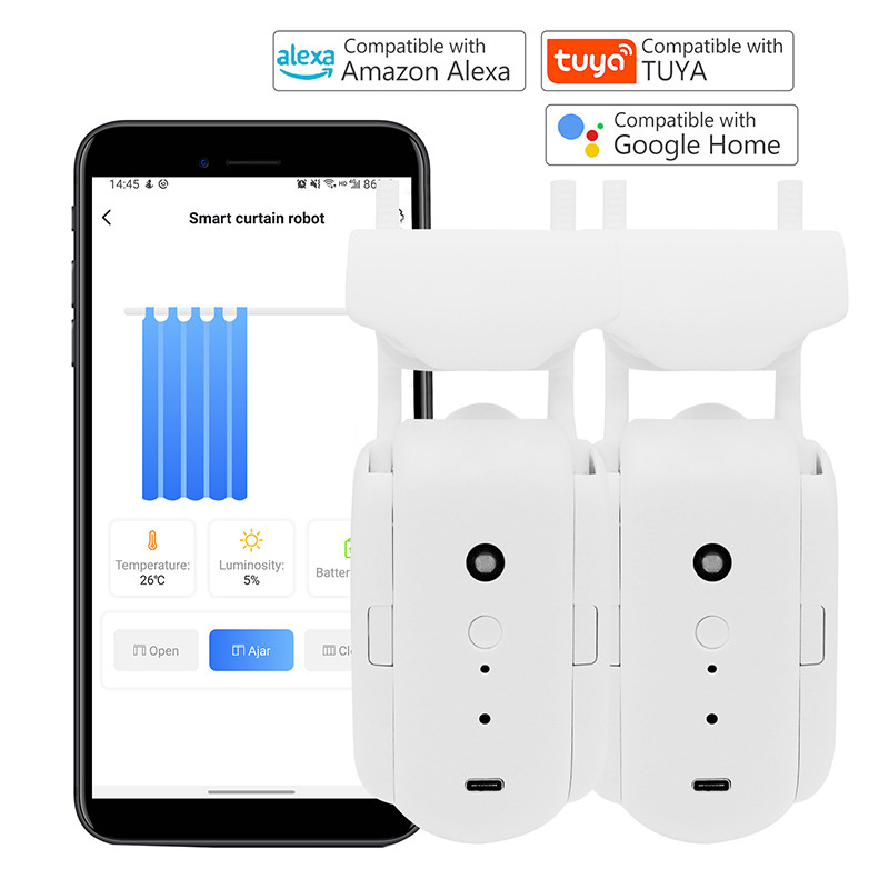 Консервооткрыватель занавеса BLE WiFi автоматический более близко
