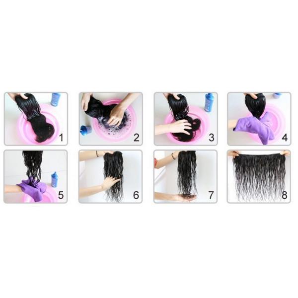 Lace Frontal Guarenteed Virgin Human Hair Extension Natural Wave 8