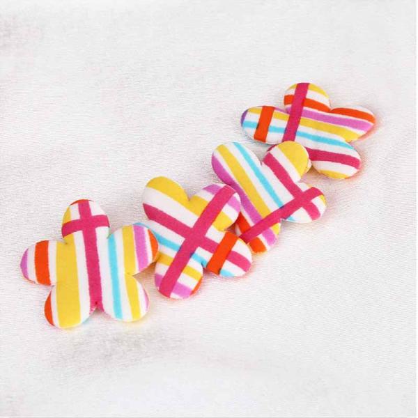 Professional Floral Patches For Clothes , Small Christmas Fabric Appliques