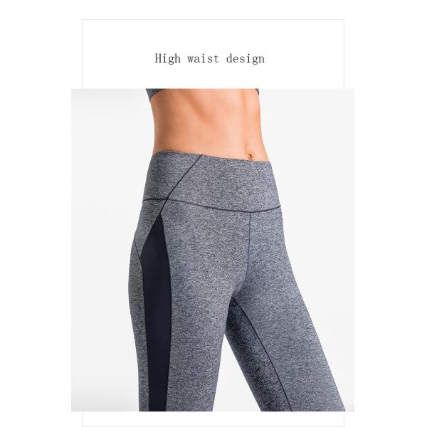 Гетры носки фитнеса женщин встают на сторону с сеткой