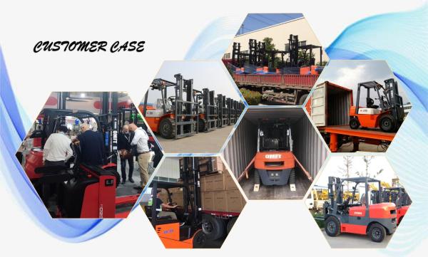 Clamps para empilhadeiras de forquilhas de diâmetro de 5000 mm para Tcm/Linde/Yale/Toyota/Crown/Hyster/Heli/Ep/Hangcha