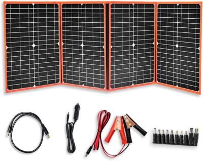 80W Portable Solar Panel Foldable Backpacking  Lightweight Charger For Outdoor