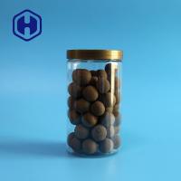 La camiseta cilíndrica a granel 750ml juega los tarros plásticos del almacenamiento para el acondicionamiento de los alimentos