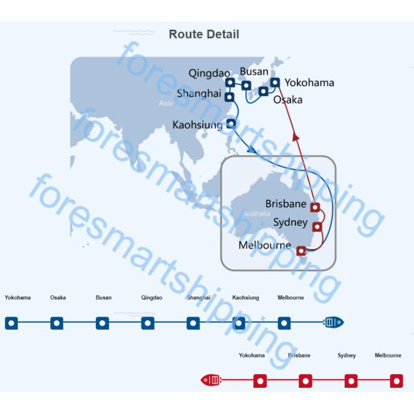 Qingdao To Sydney Oceania Shipping , Sea Shipping From China To Sydney