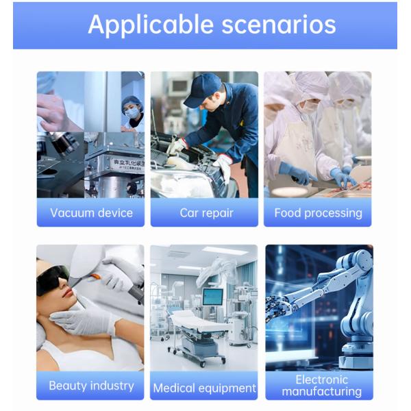 Bomba de vacío de pistón sin aceite para ambientes de 110 V o 220 V