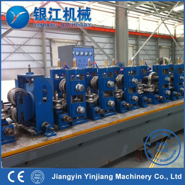 Carbon Steel PLC Round Pipe Making Machine Galvanized Square Tube