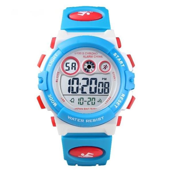 Children Polyester 1.5 Inch Blue Smart Watch Waterproof Plastic Smart