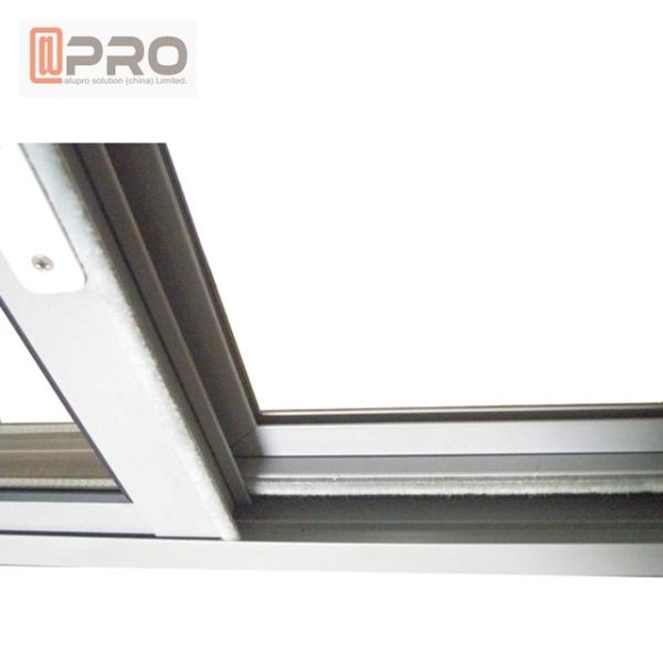 Ponto baixo dobro - o vidro Windows deslizante de alumínio de E com 10 da garantia anos de janela de alumínio que desliza acima dos preços de alumínio deslizou