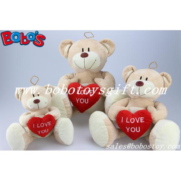 China Manufactured Big Feet Teddy Bear Toy With Red Heart