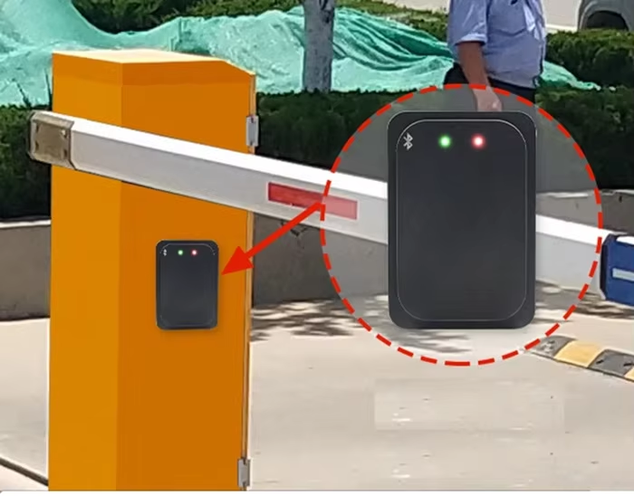 80G Millimeter Wave Radar Vehicle Detector Sensor with IP66 Protection and 0.3-6 Meters Detection for Parking Barrier Systems