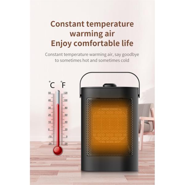 Small Mini Heater Vertical Household Heater ABS Infrared PTC Three Second Heat Heater