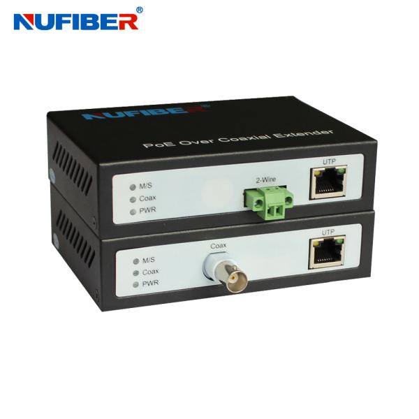 RJ45 To BNC Coaxial Media Converter 300 Meters Max For POE Camera