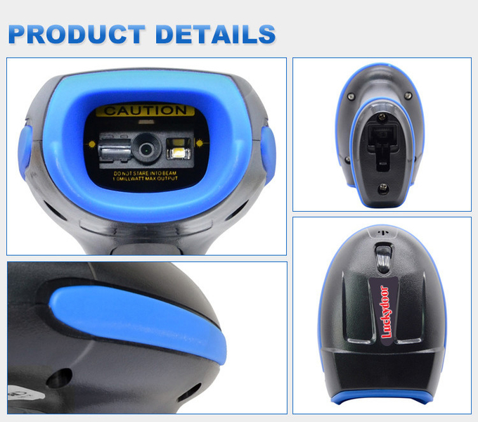 Читатель штрихкода USB 1D 2D блока развертки штрихкода QR связанный проволокой кодом Handheld