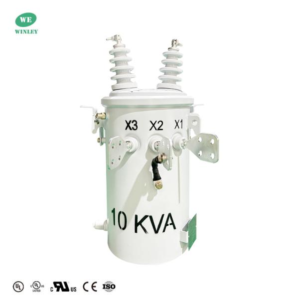 中電圧10KVA油入単相柱上変圧器電力変圧器12470V～120V