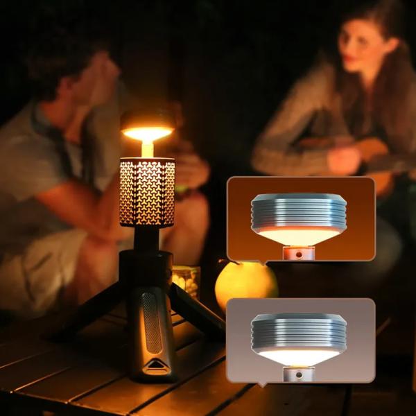 Folding Retractable Multi Rechargeable Outdoor Camping Led Portable Hiking Light LED Night Table Desk Lamp
