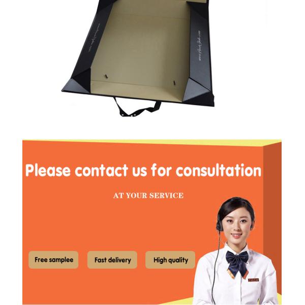 Складывая подарочная коробка Carboard коробки подарка упаковывая черная складная с магнитной крышкой