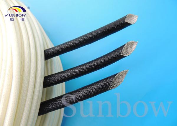 155C Class F Braided Fiber Glass Sleeving Coated Acrylic Resin 2500V