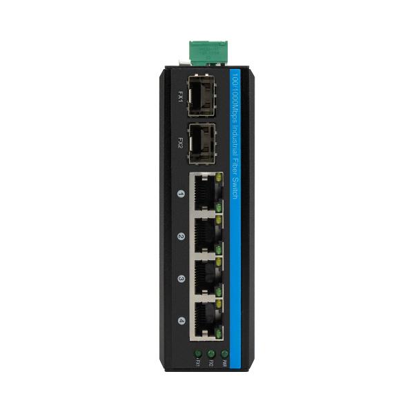 Промышленный неуправляемый коммутатор POE для IP-камер и системы видеонаблюдения с 4 портами