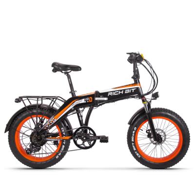 500W 20 Inch Fat Tire Ebike Foldable For Adults RICH BIT TOP-016