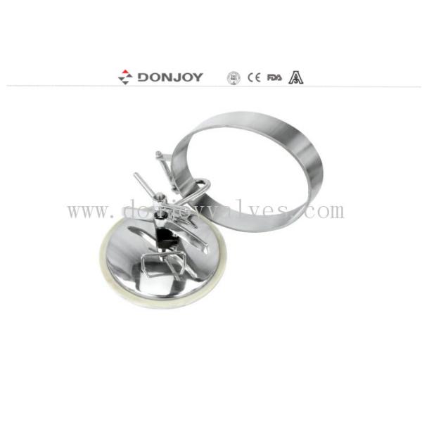 Крышка люка эллиптическая для резервуара с открытием внутрь из нержавеющей стали