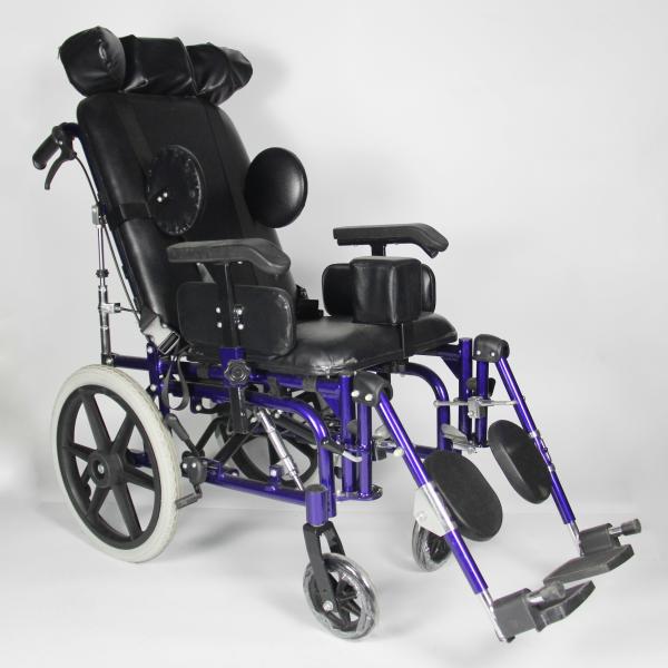 Pediatric Transport Aluminum Manual Wheelchair For Children Reclining High Back