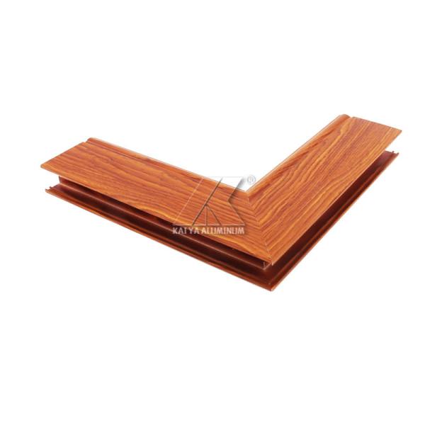 6063 Aluminium Extrusion Profile Wood Grain Casement Window Profile