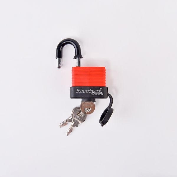 Rarlux Top Security Steel Padlock Plastic Shell Cover Waterproof Laminated Padlock