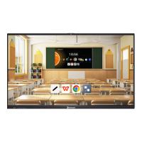 Qtenboard 55-110 pulgadas 4k Ultra HD 40 puntos de pantalla táctil Smart White Board para el aula