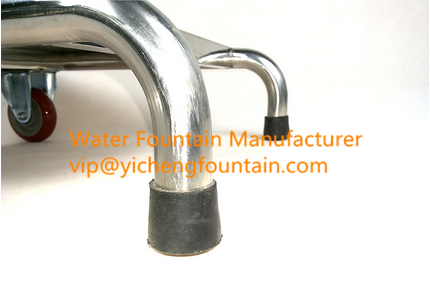 Swimming Pool Kits Fully SS Material Two Wheels Trolley For Carrying Sand Filter