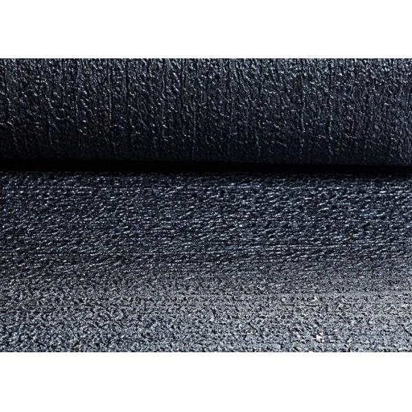 Waterproof Removable Vinyl Patterned Wallpaper Black for Living Rooms