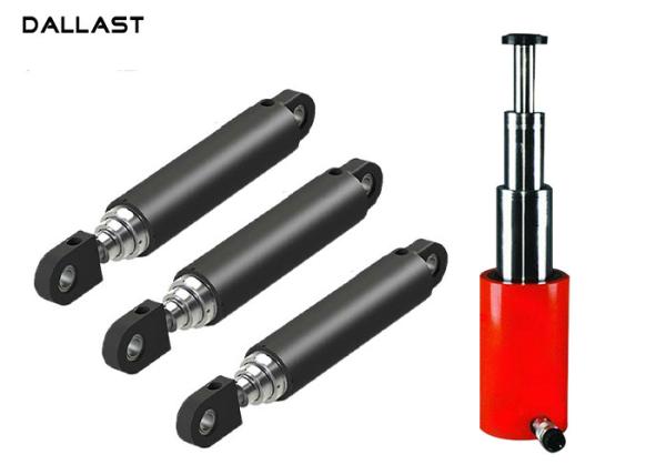 3 Stage Telescopic Hydraulic Oil Cylinder for Agriculture Dump Trailer Tipper