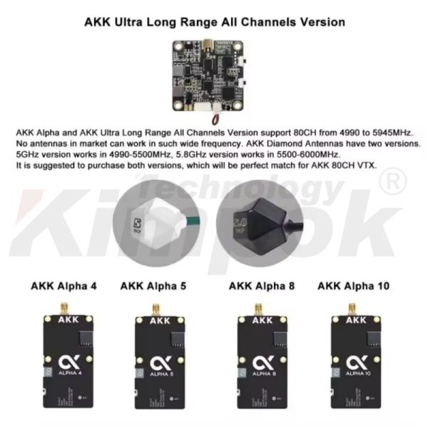 5.8G 6dBi Diamond Antenna for FPV Drones with Long Distance Image Transmission