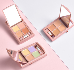 Paleta sem falhas da composição do ocultador do desgaste do creme de cara da menina HD